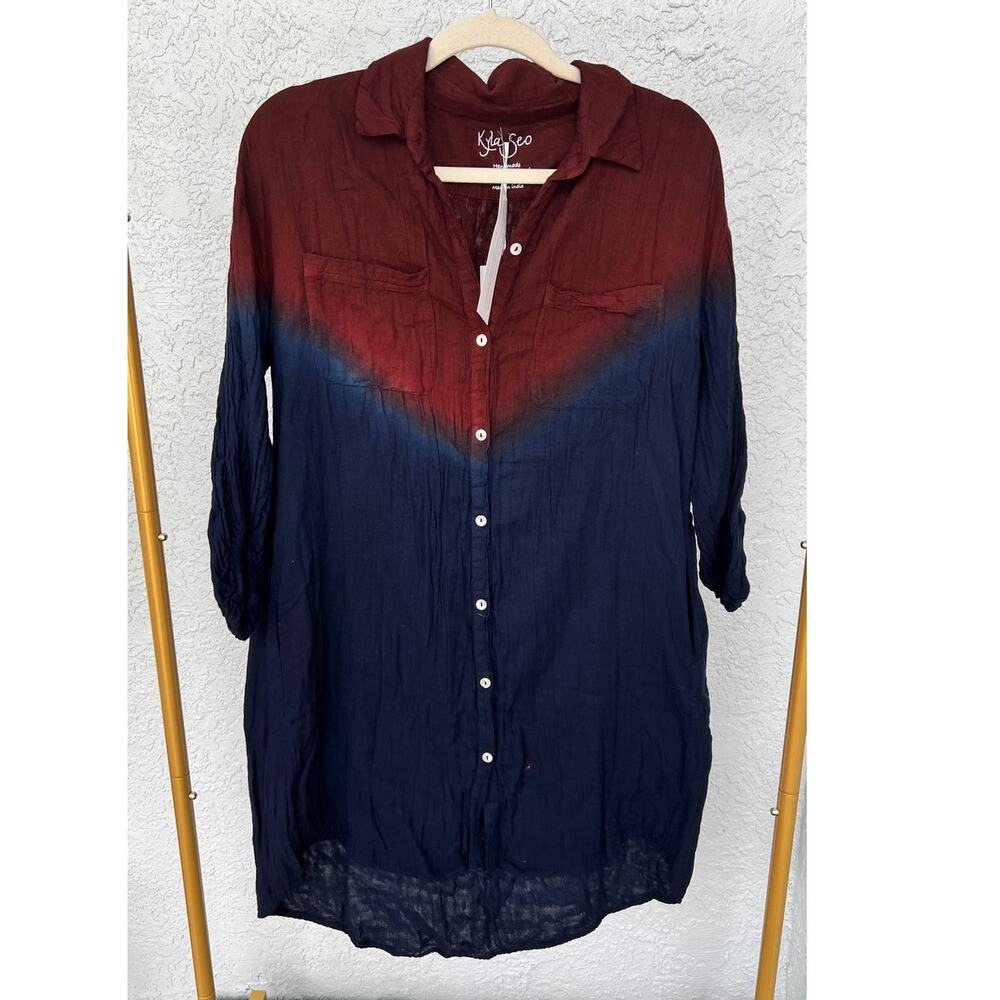 NWT Anthropologie Kyla Seo Nika Shirt Dress - Size Small - Picture 1 of 11